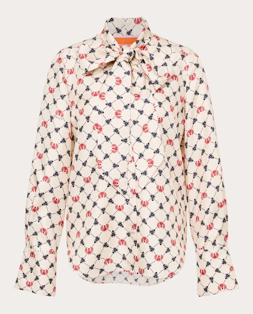 Camisa Ascot de seda
