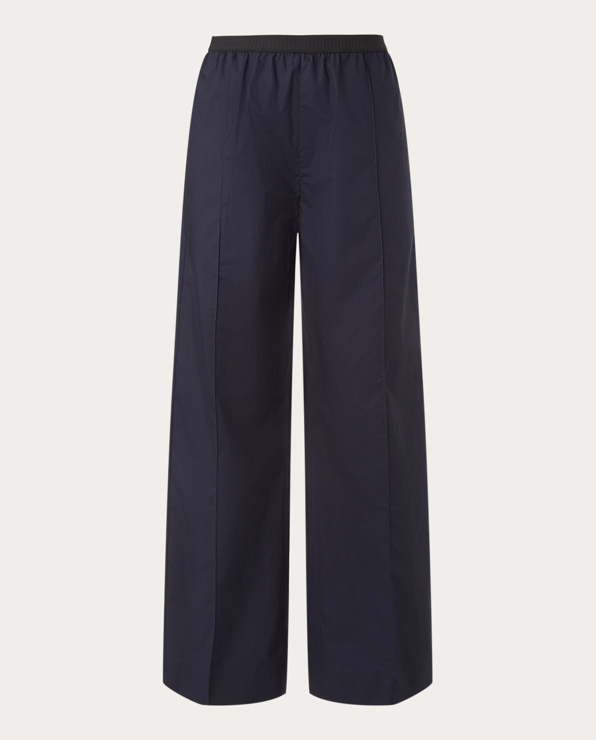 Imagen 0 de Pantalón ancho de algodón Azul marino