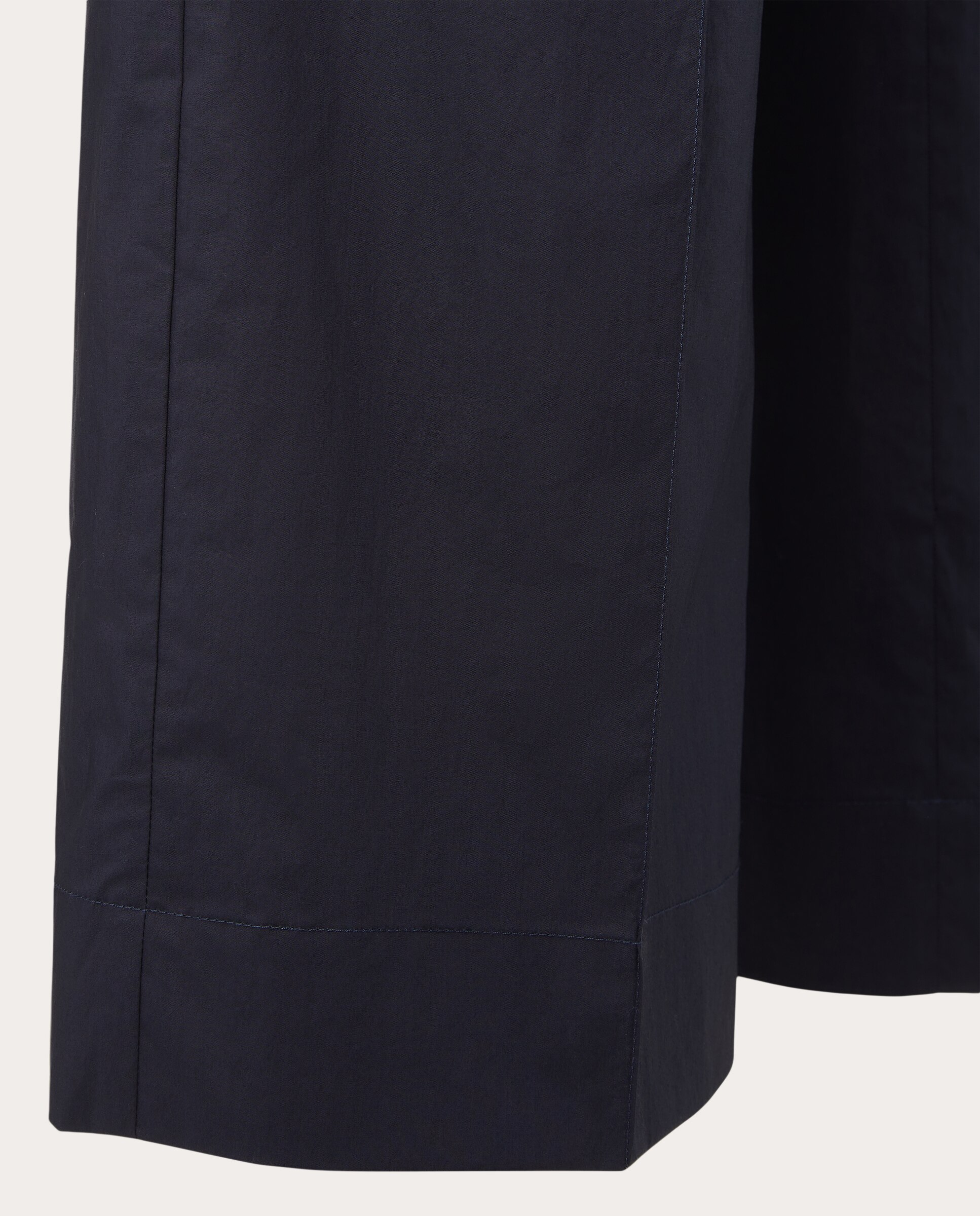 Pantalón ancho de algodón - Azul marino Azul marino-4