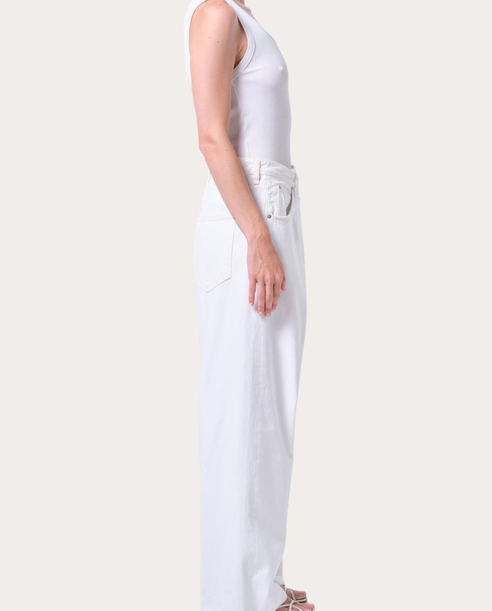 Jeans Straight Vana de Algodão Branco-7
