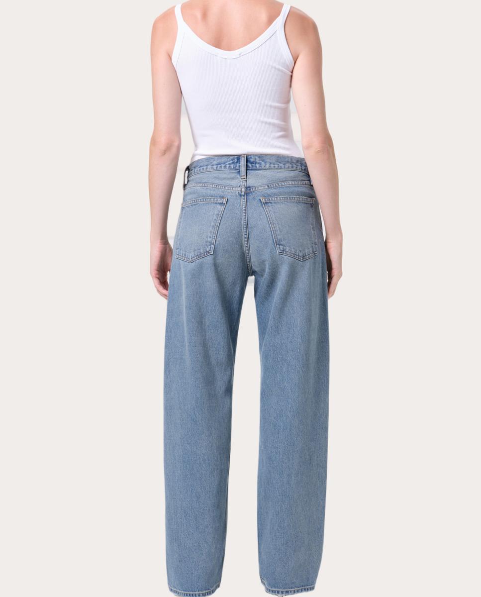 Jeans Straight Cruzadas Azul-2