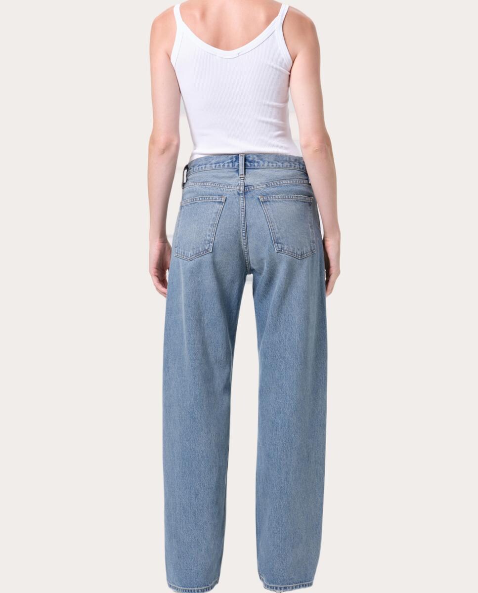 Jeans Straight Cruzadas Azul-2