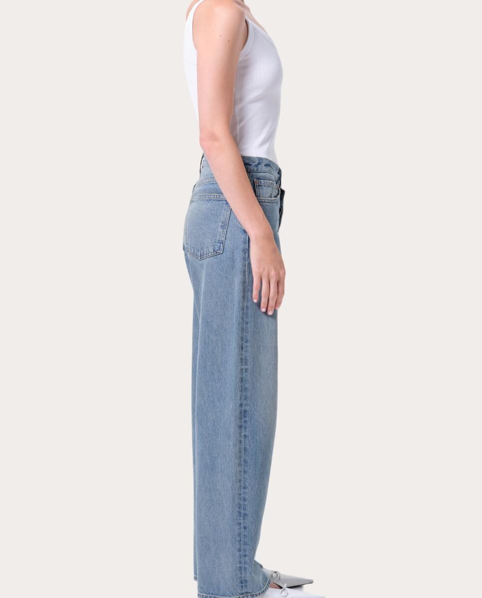 Jeans Straight Cruzadas Azul-3