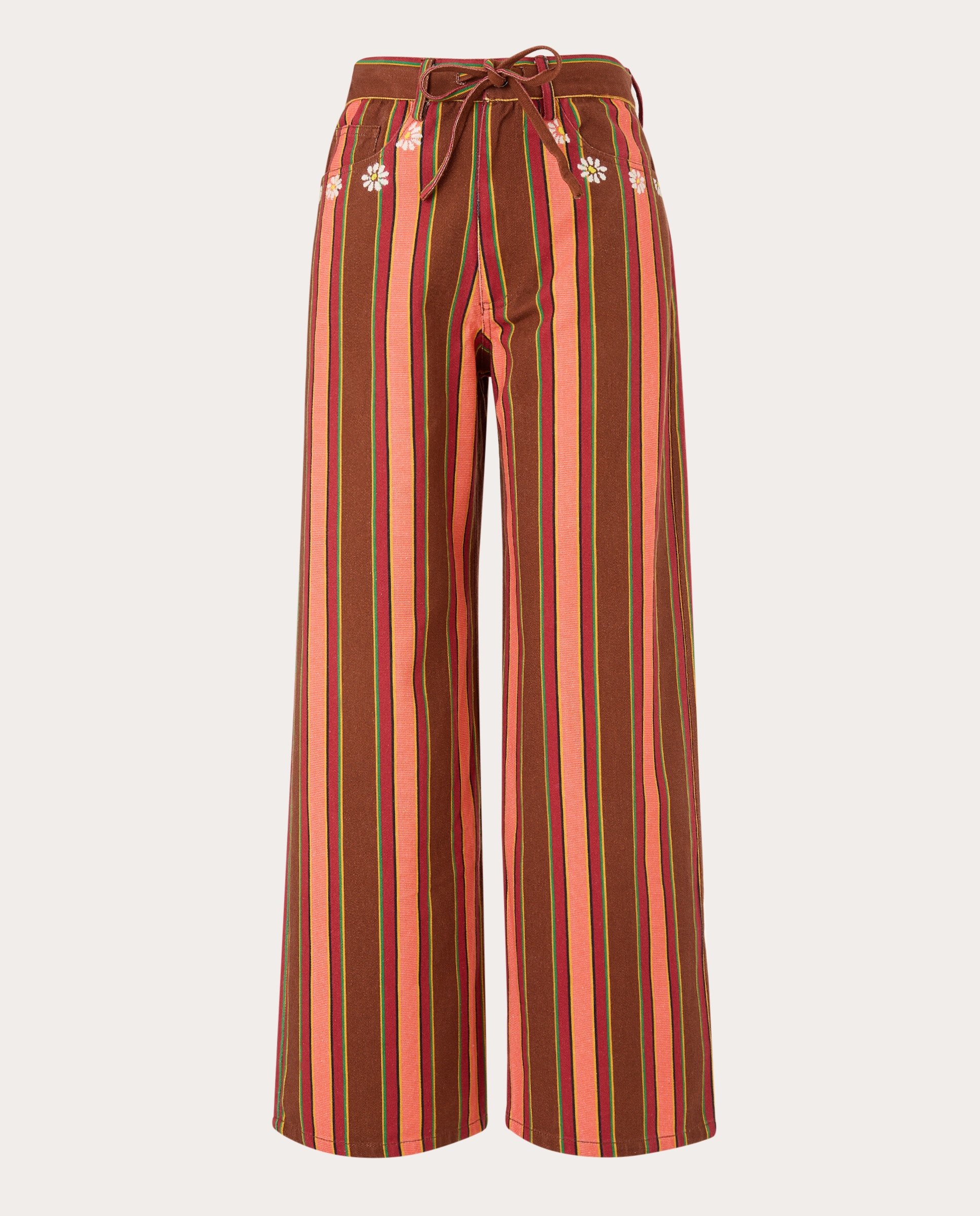 Imagen 0 de Pantalón recto Vegas de algodón Marrón