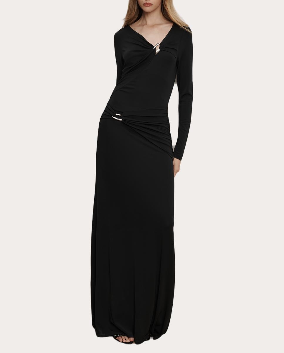 Vestido Comprido Viela Preto-3