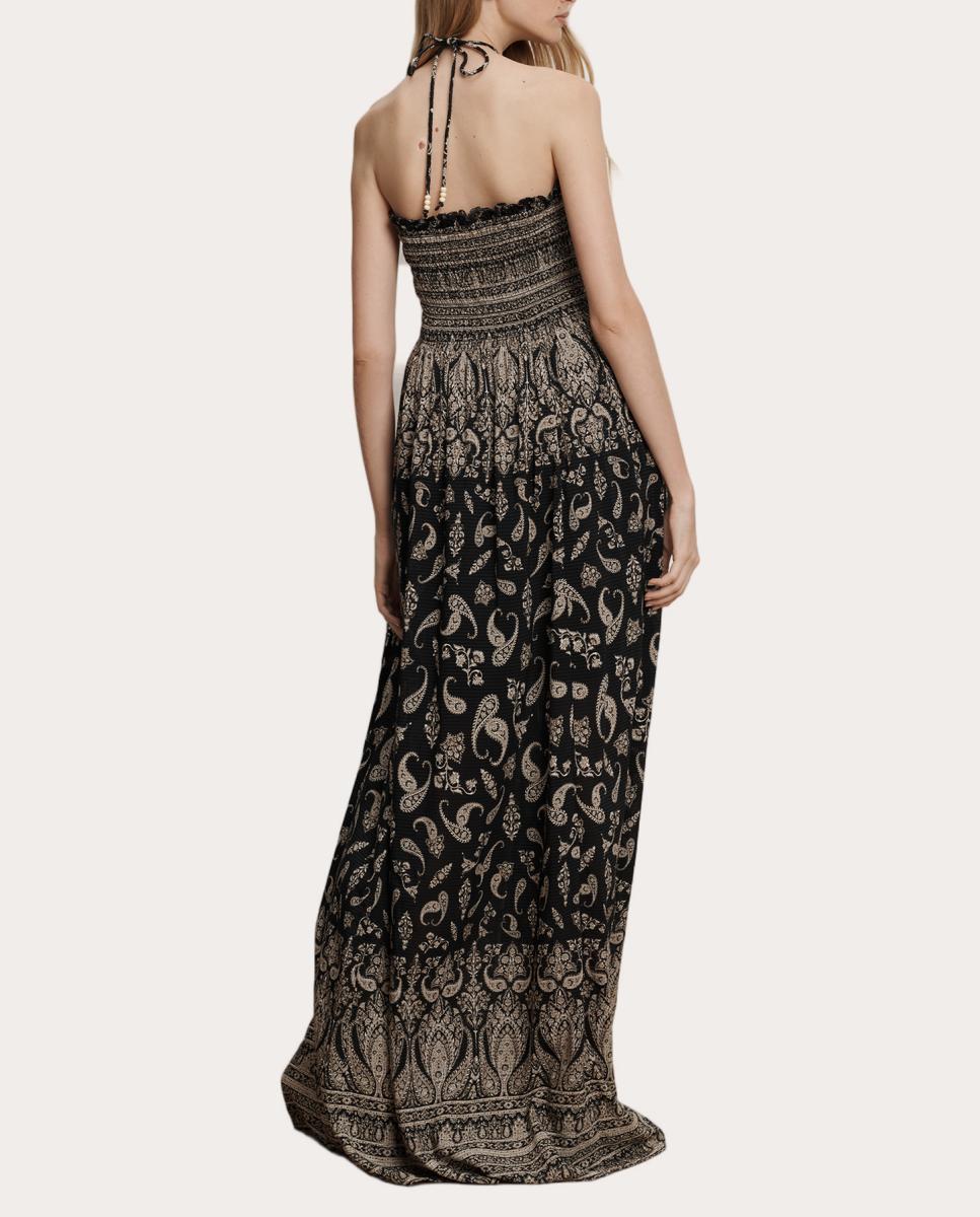 Vestido Comprido Ayanna Multicolor-5