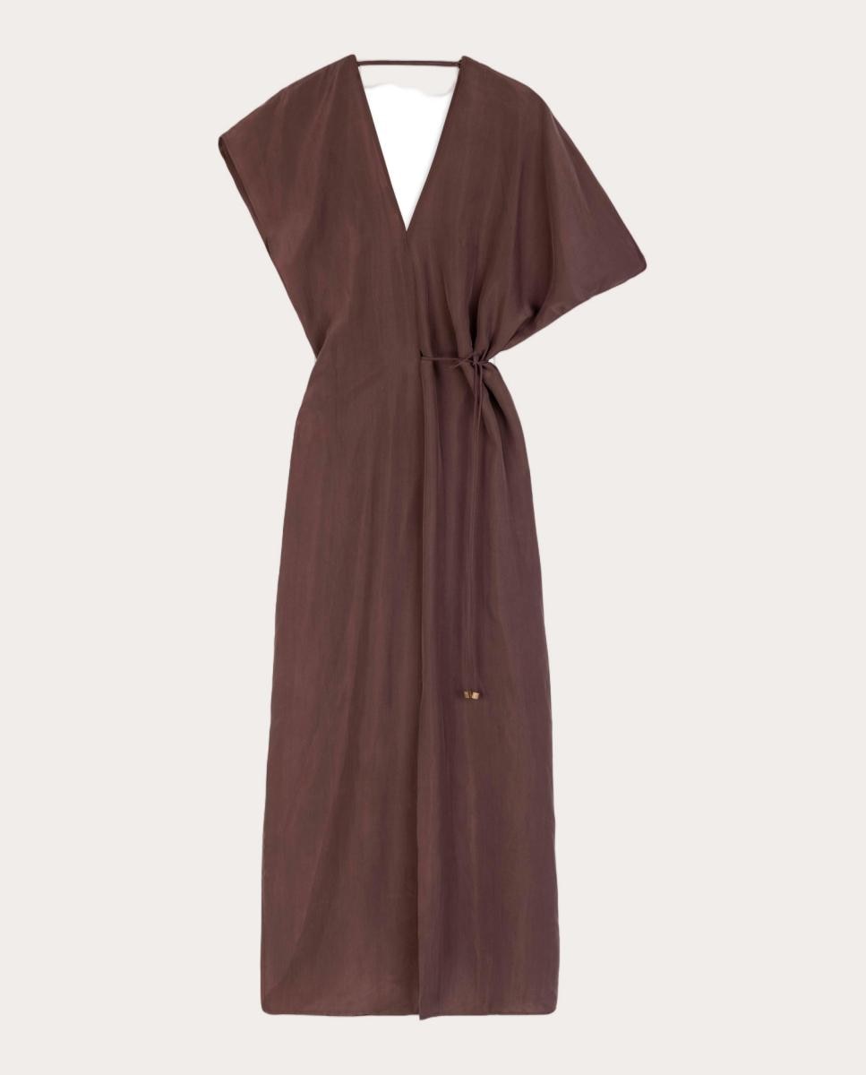 Imagem 0 de Vestido Comprido de Seda