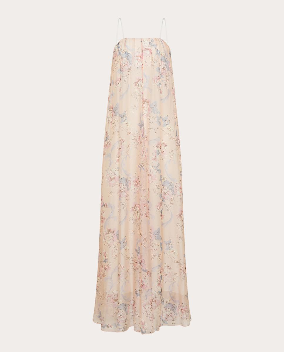 Vestido comprido Rosa-2