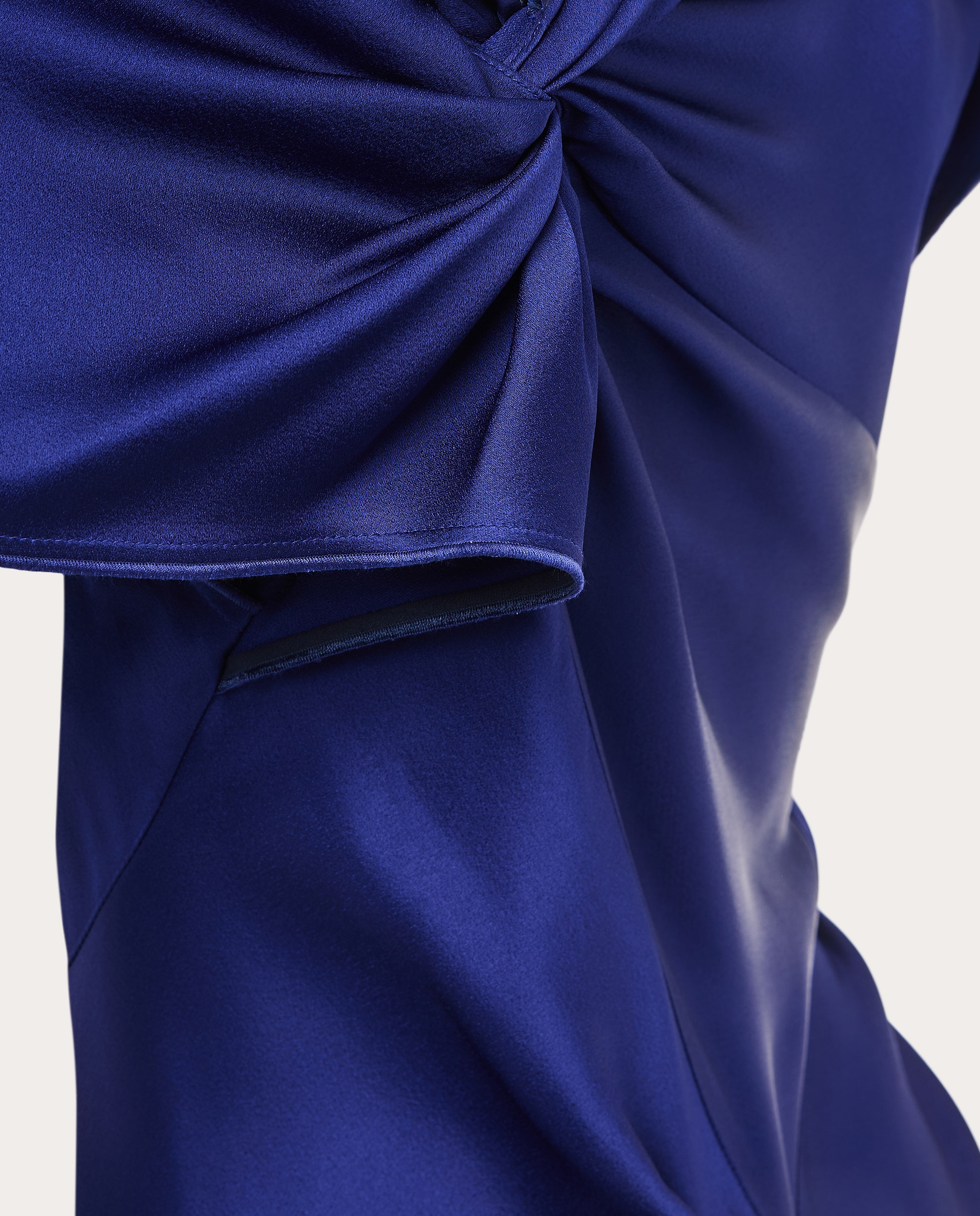 Vestido comprido Azul-3