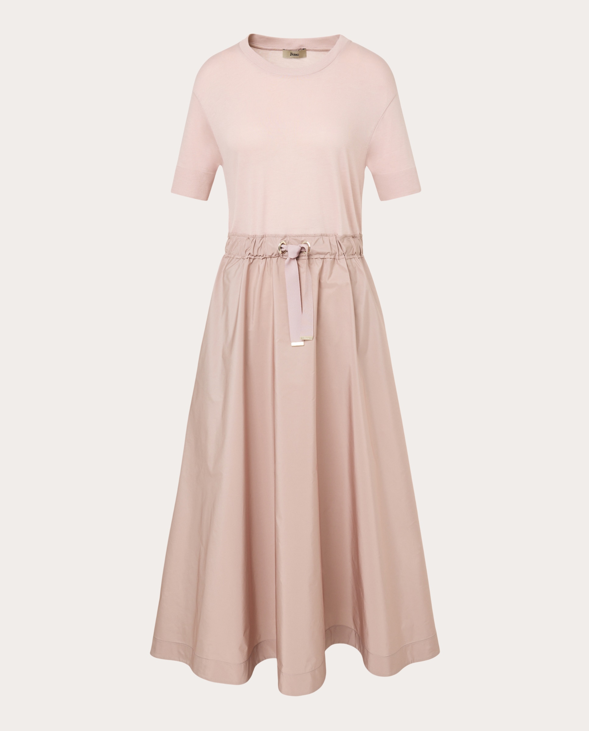 Vestido midi Rosa-claro-1