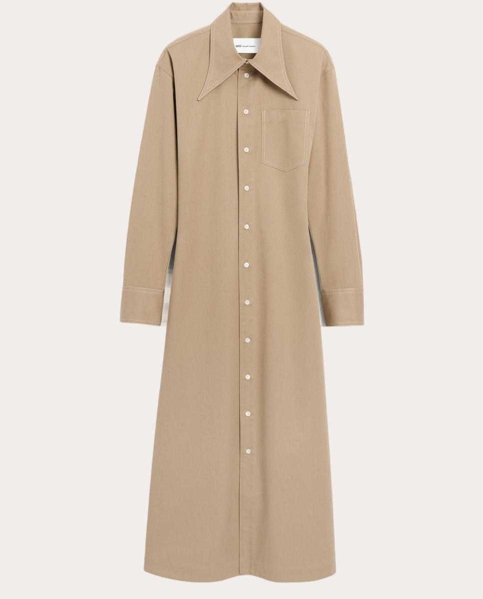 Imagen 0 de Vestido largo de algodón