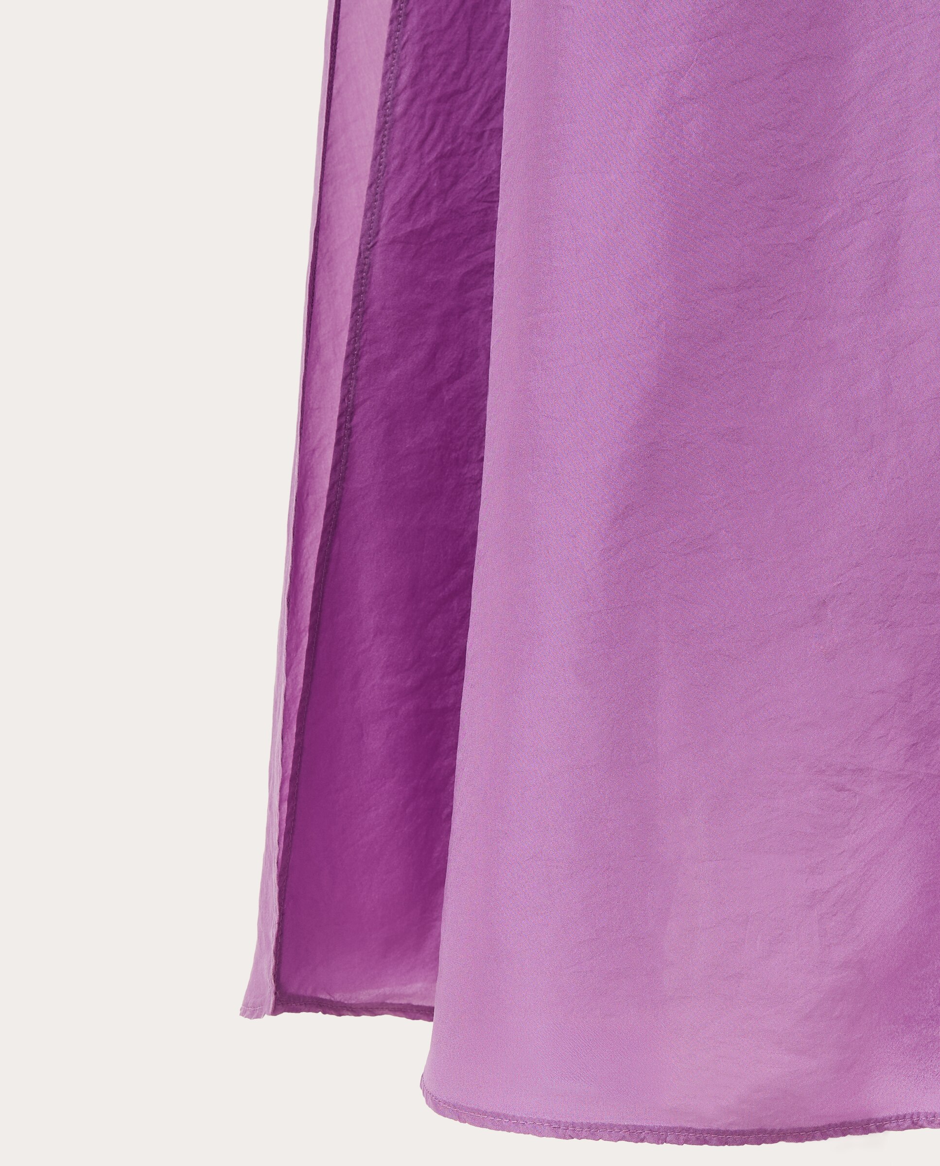 Vestido Comprido de Seda Rosa-fúcsia-4
