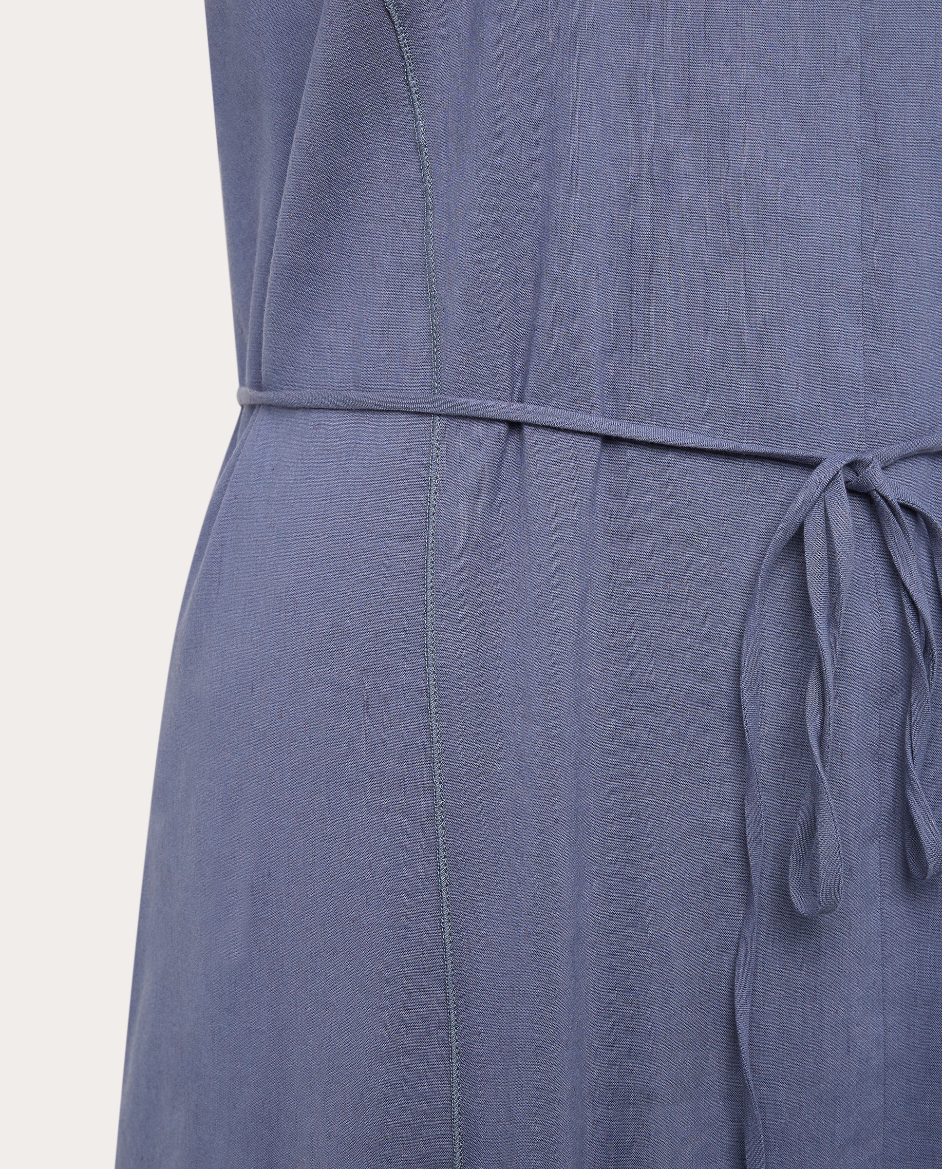 Vestido midi Azul-3