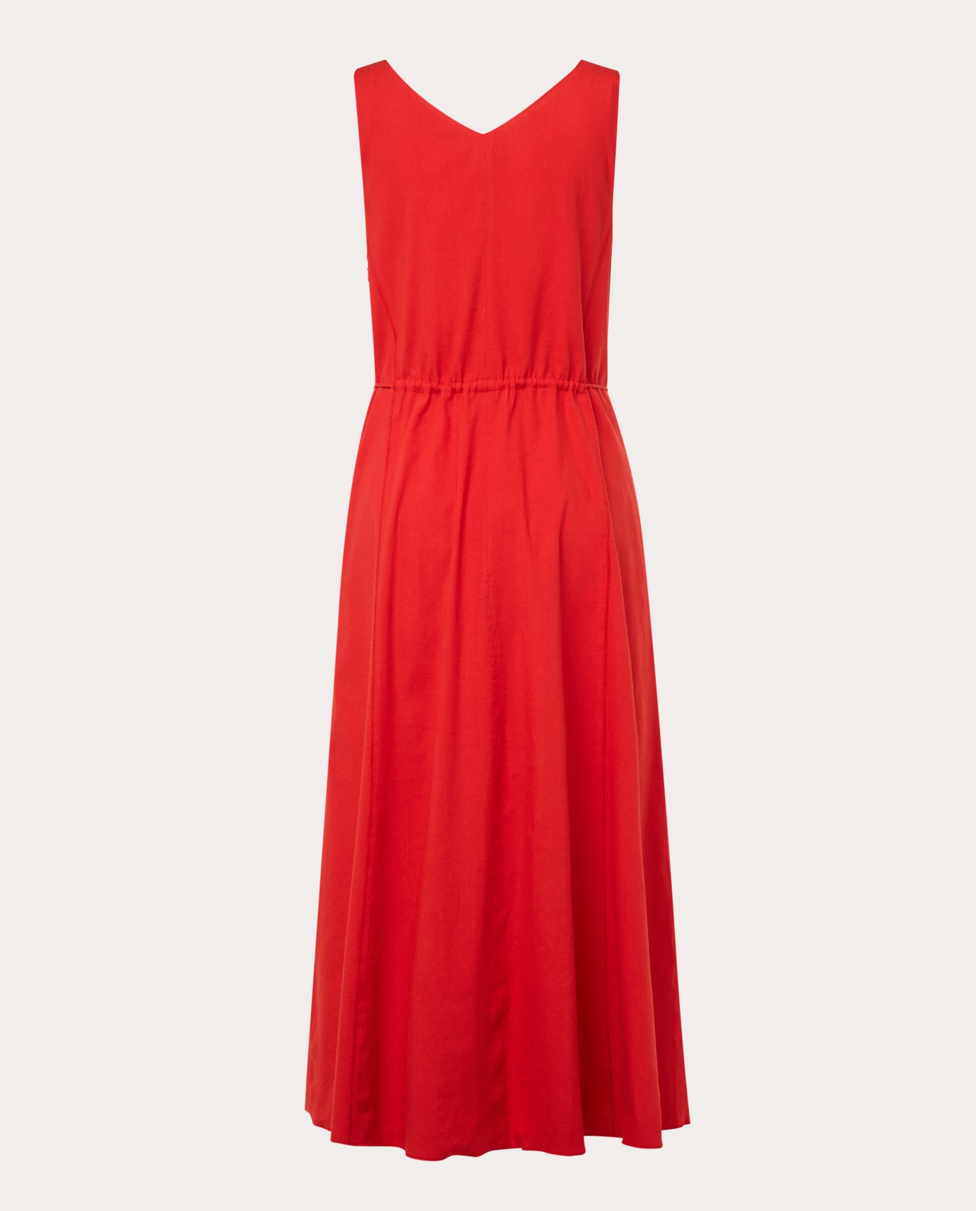 Vestido midi Vermelho-2