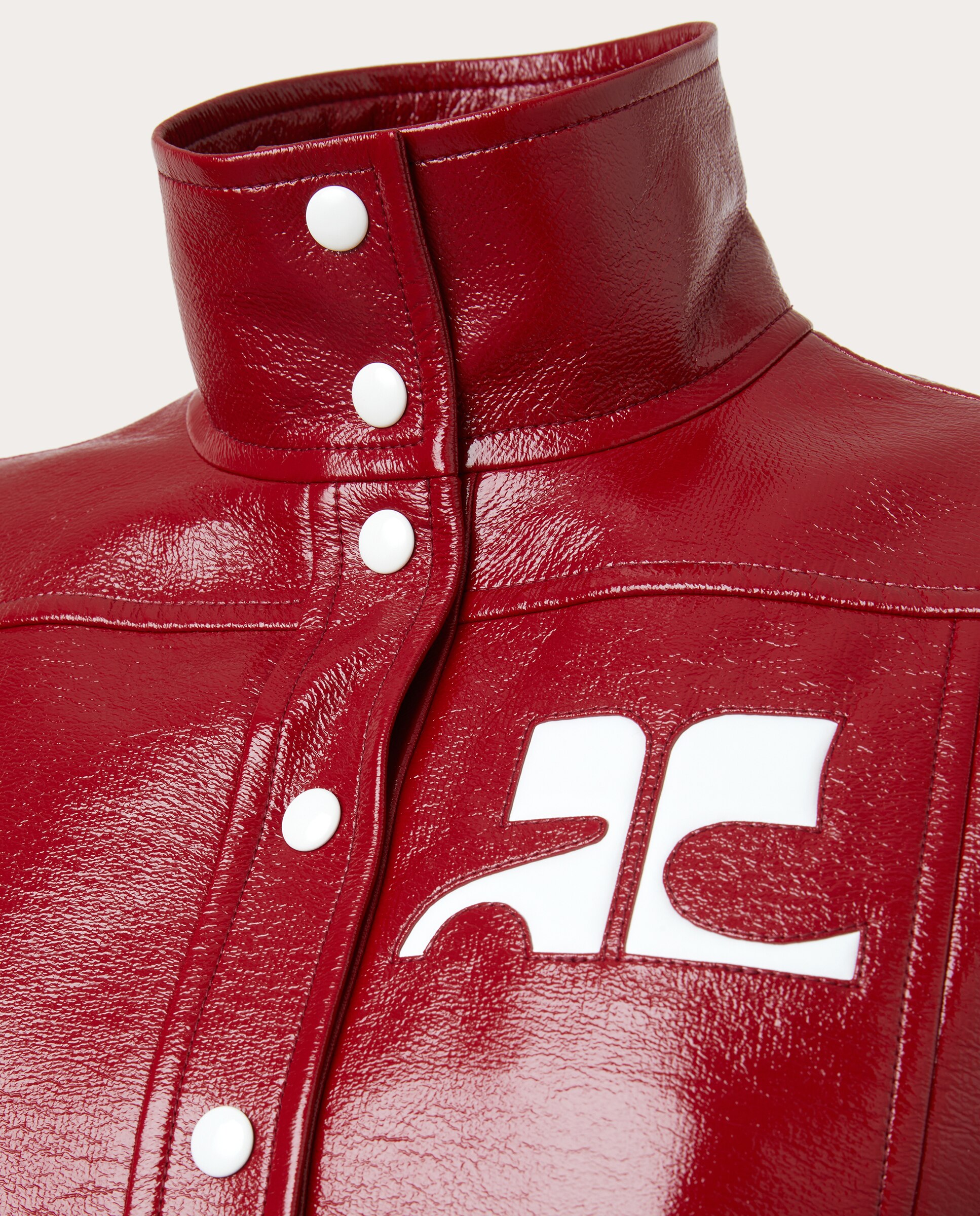 Chaqueta de vinilo - Rojo Rojo-3