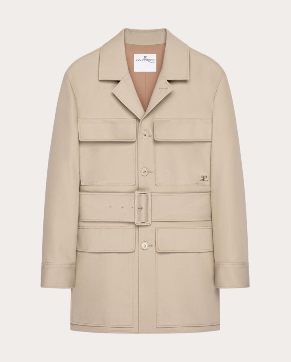 Imagen 0 de Trench de algodón Beige