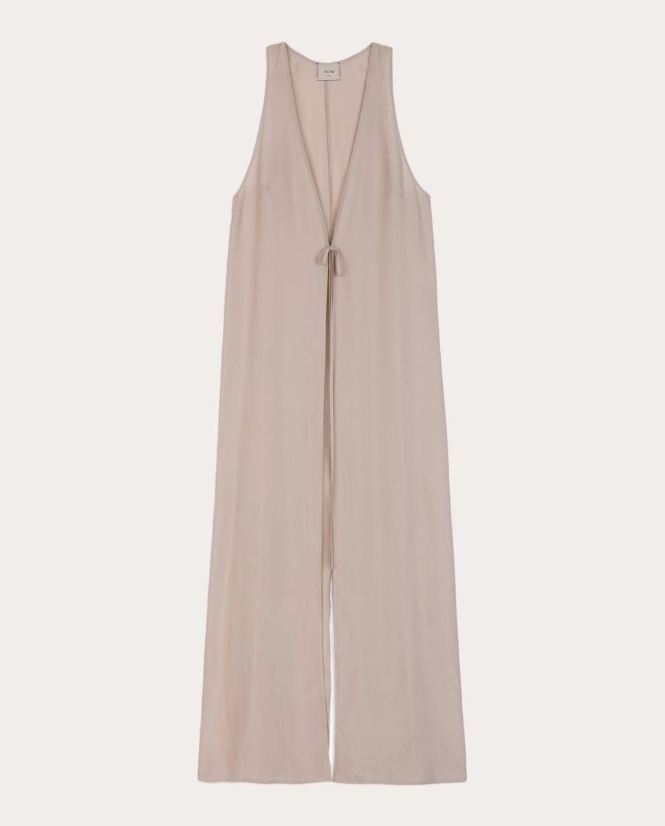 Imagem 0 de Colete Comprido de Seda