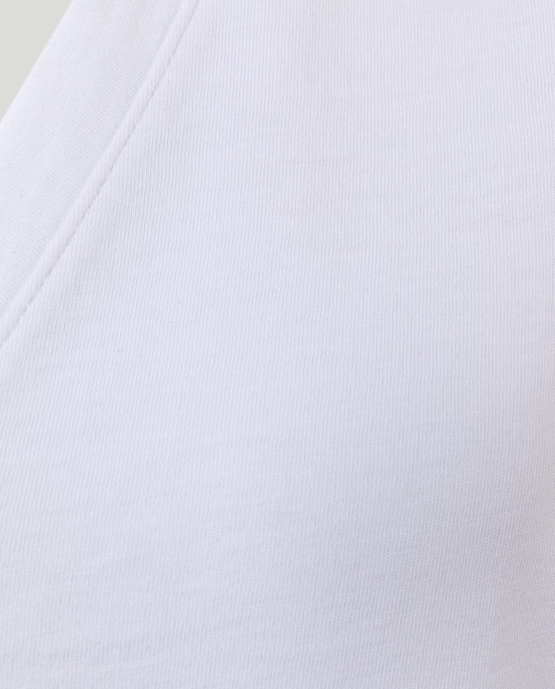 T-shirt de algodão Branco-3