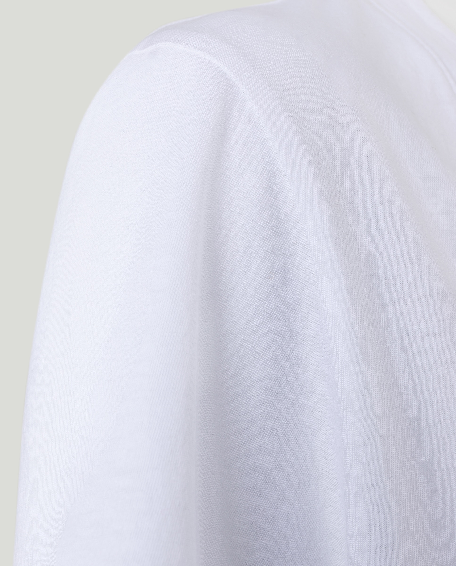 T-shirt de algodão Branco-4
