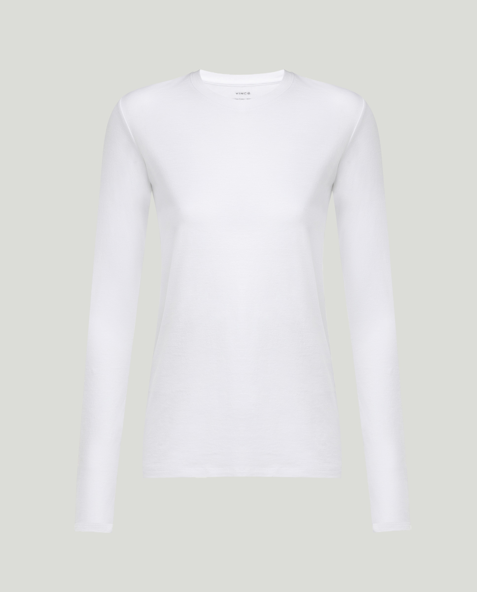 T-shirt de algodão Branco-1