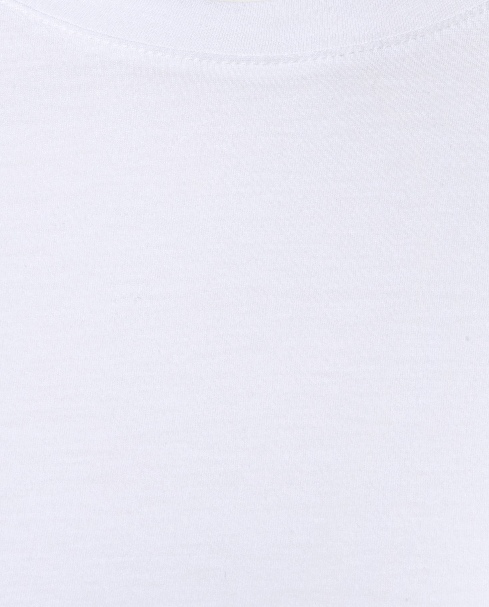 T-shirt de algodão Branco-3
