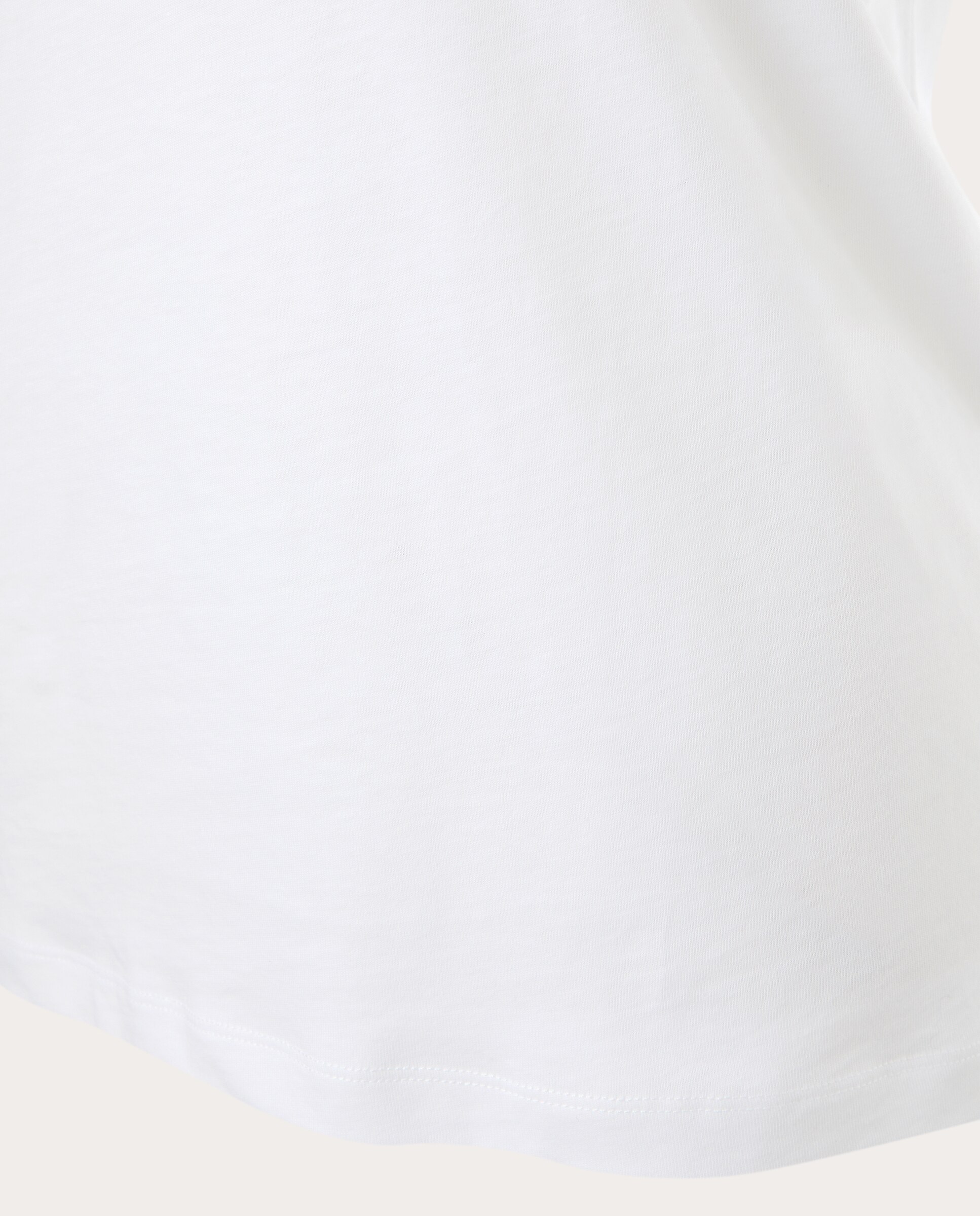 Camiseta de manga corta de algodón - Blanco Blanco-4