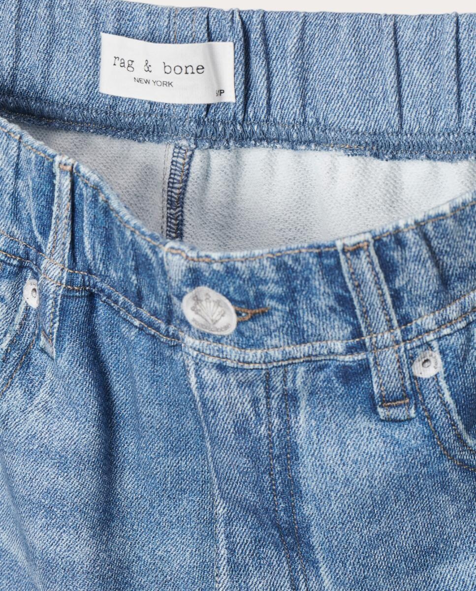 Shorts Miramar vaqueros de algodón Azul-2