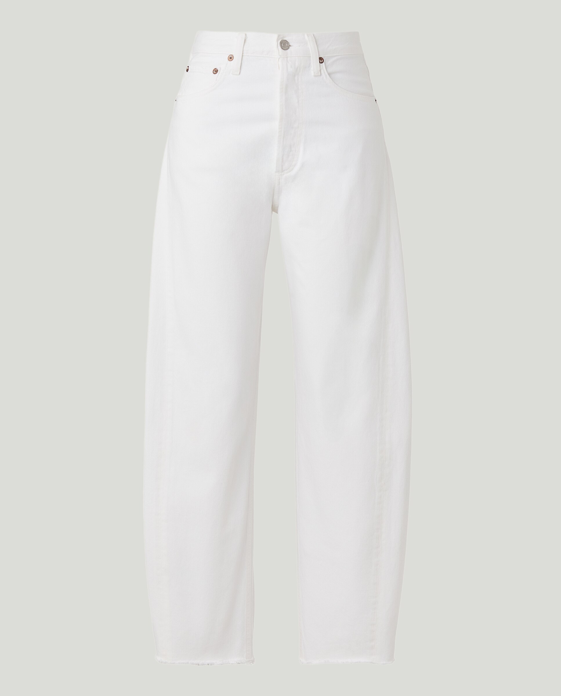 Jeans Luna Pieced de Algodão Branco-1