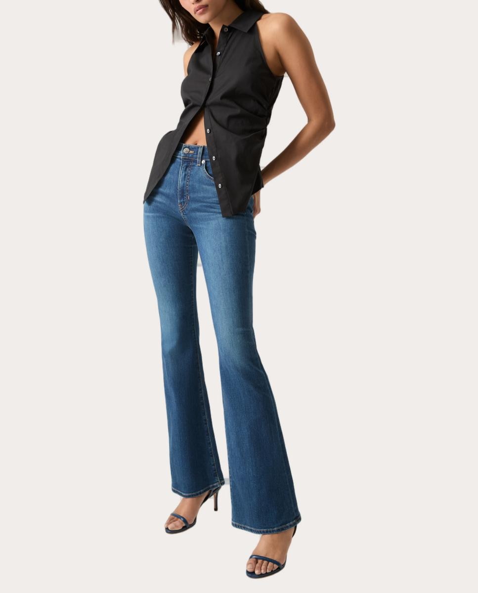 Jeans regular Azul-6