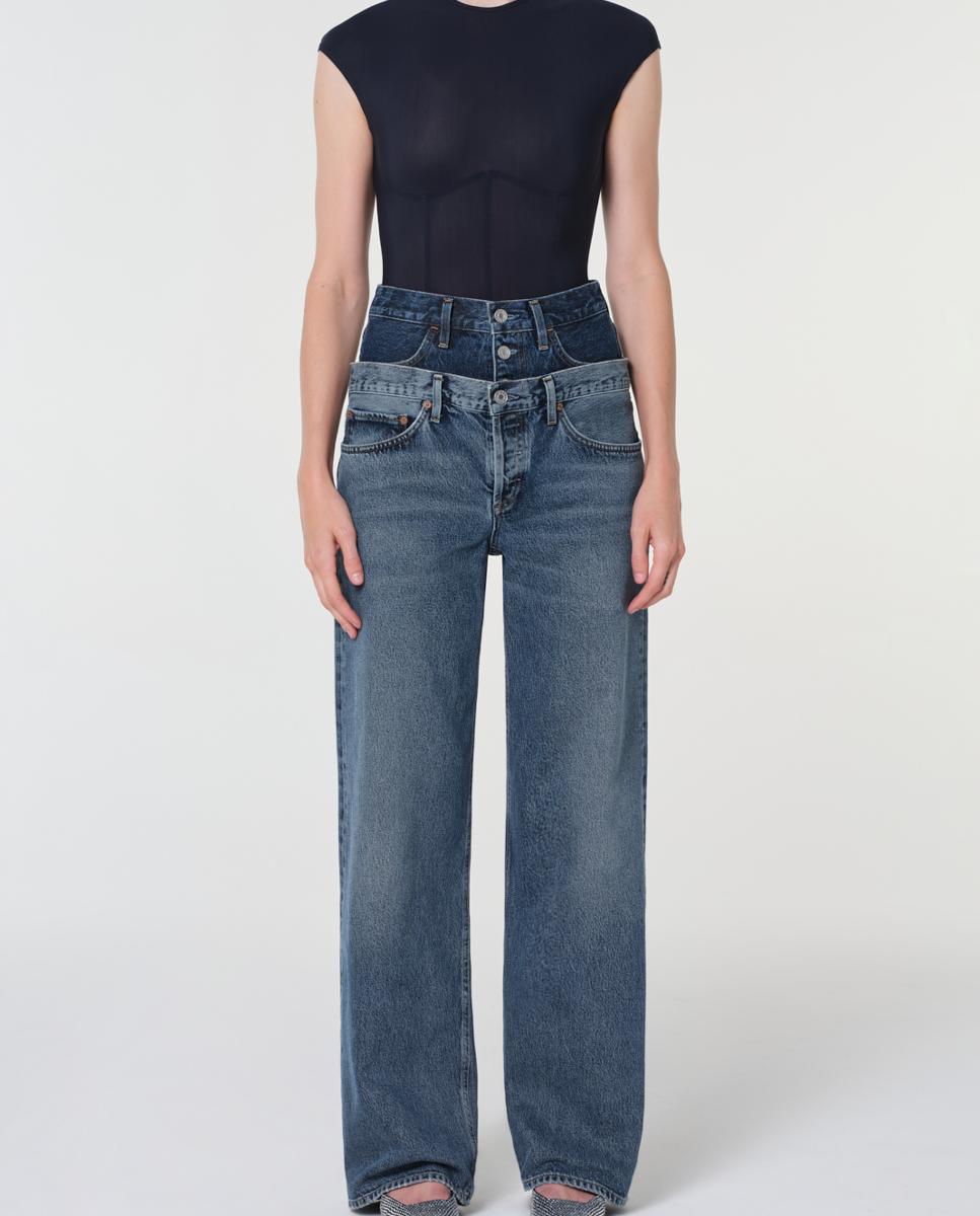 Jeans Straight Elson de Algodão Azul-2