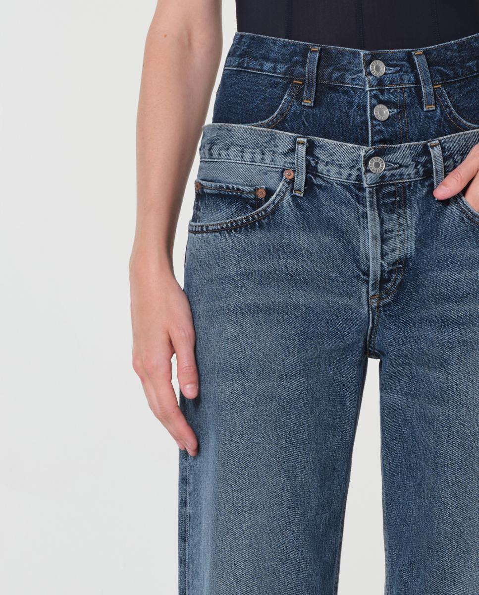 Jeans Straight Elson de Algodão Azul-7