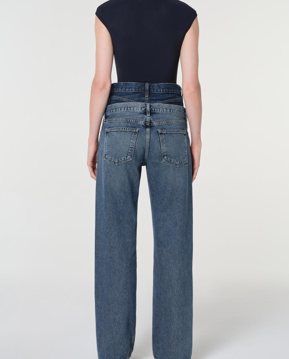 Jeans Straight Elson de Algodão Azul-8