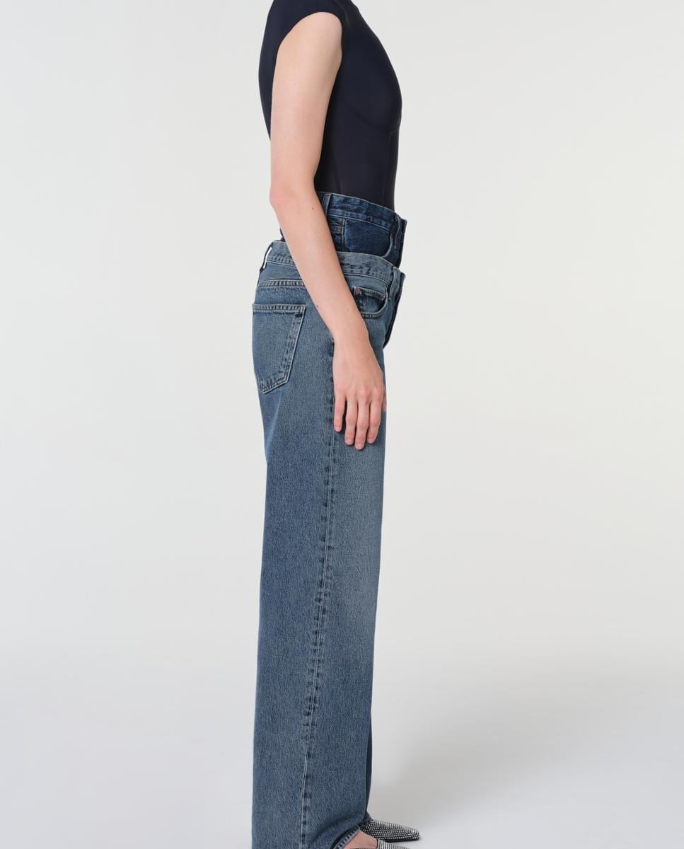 Jeans Straight Elson de Algodão Azul-9