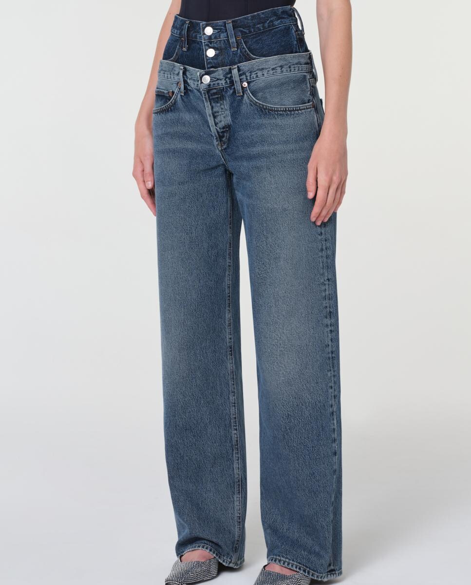 Jeans Straight Elson de Algodão Azul-10