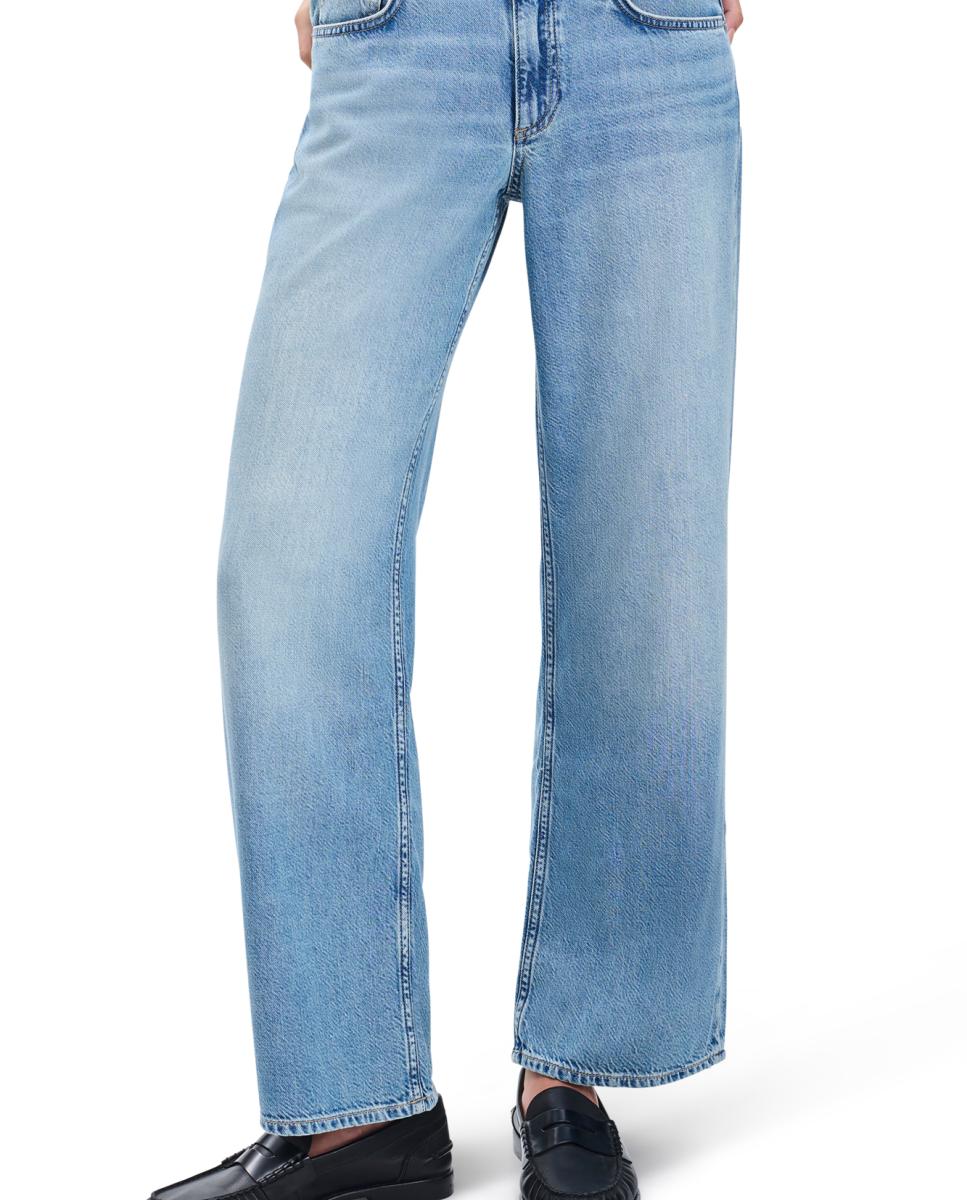 Pantalón vaquero recto - Azul Azul-2