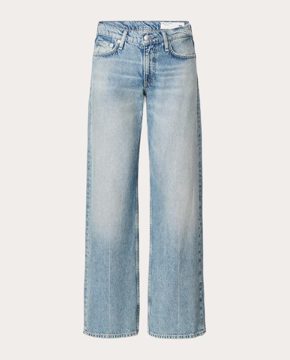 Imagen 0 de Pantalón recto Saige de algodón Azul