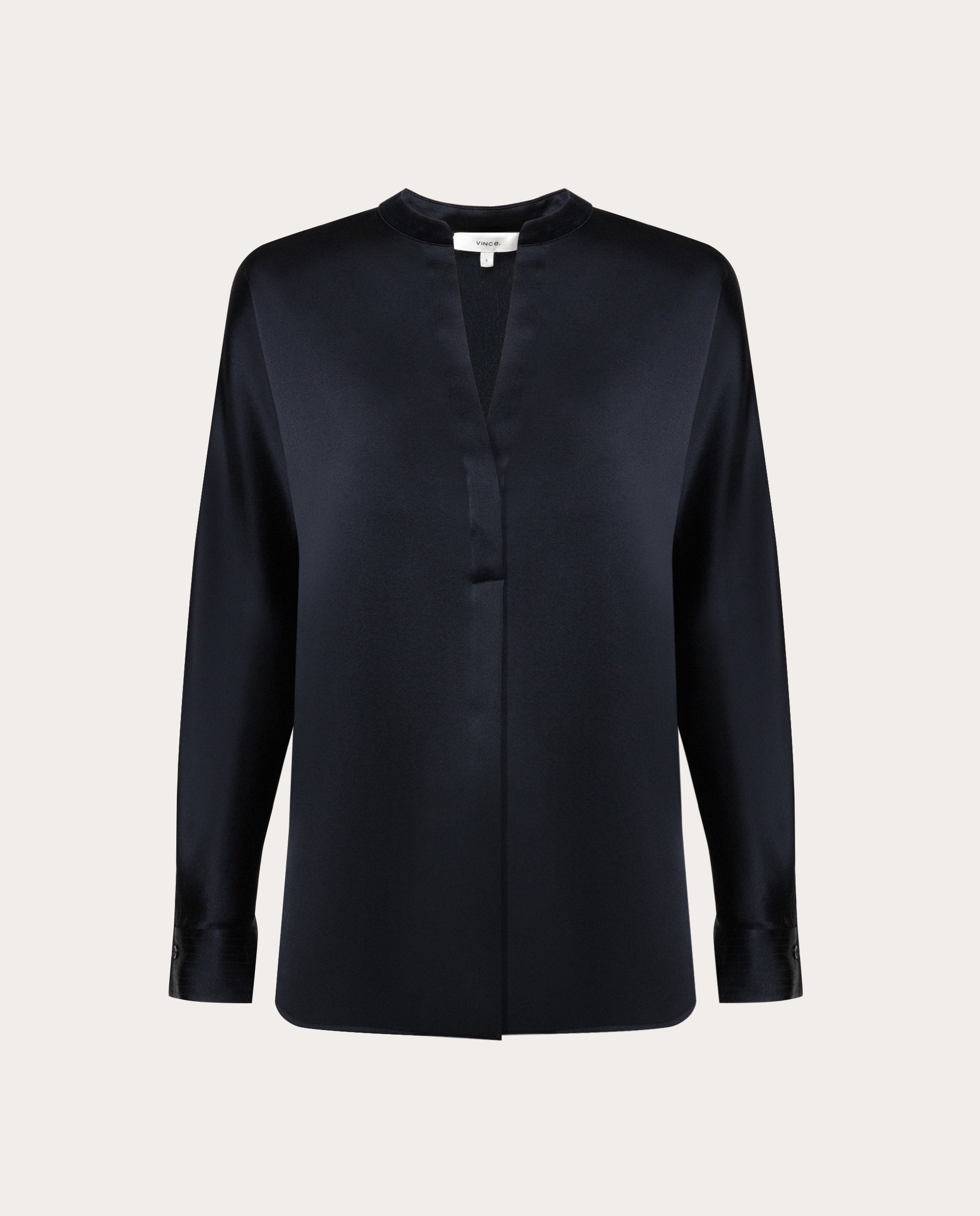 Blusa de Seda Preto-1
