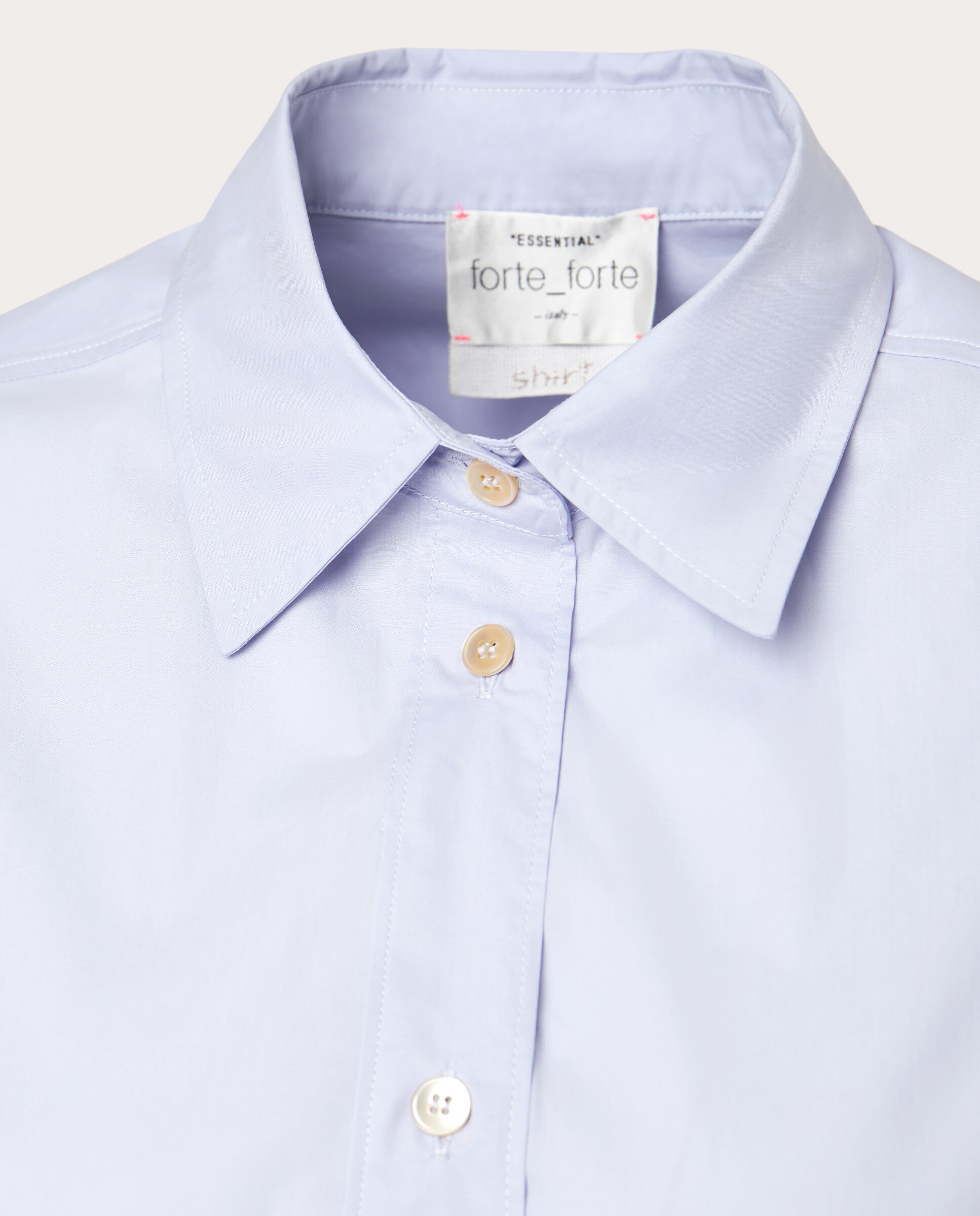 Camisa de Algodão Azul-claro-3
