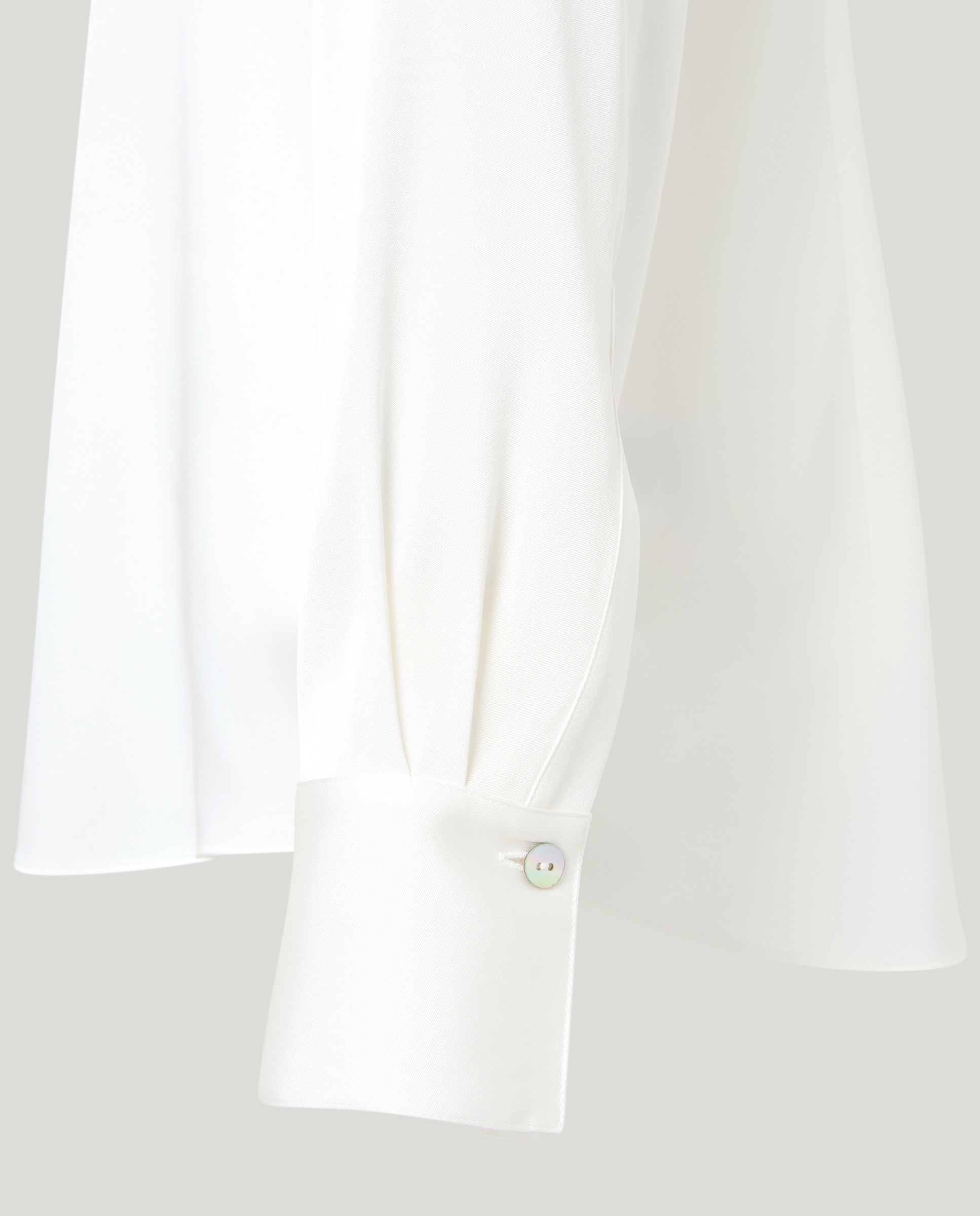 Camisa de seda Branco-3