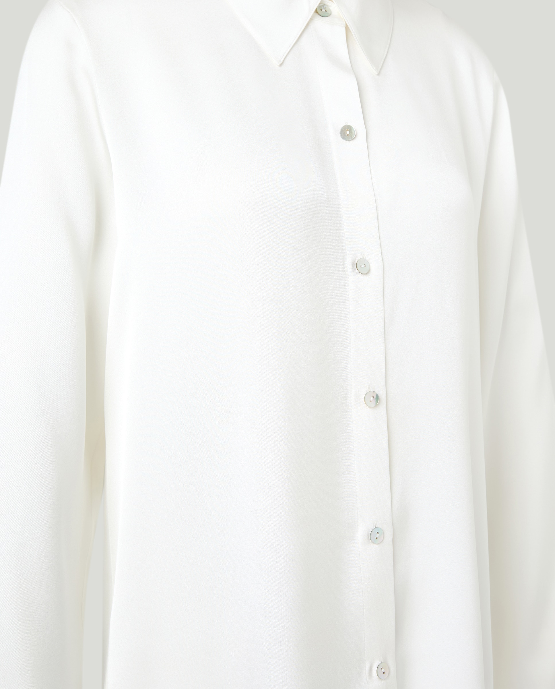 Camisa de seda Branco-4