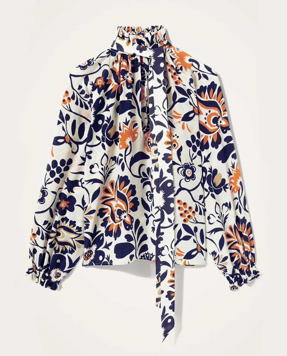 Blusa estampada Multicolor-1