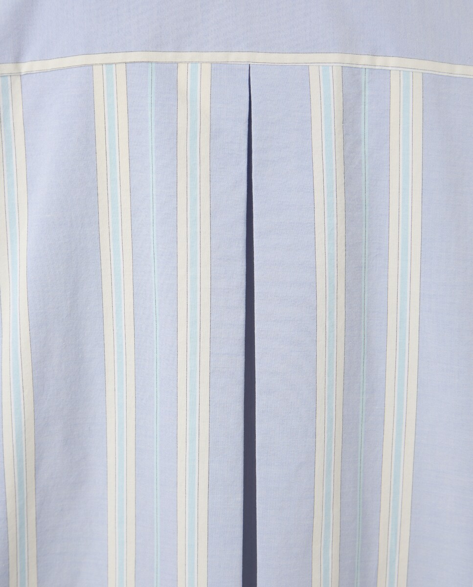 Camisa de algodão Multicolor-5