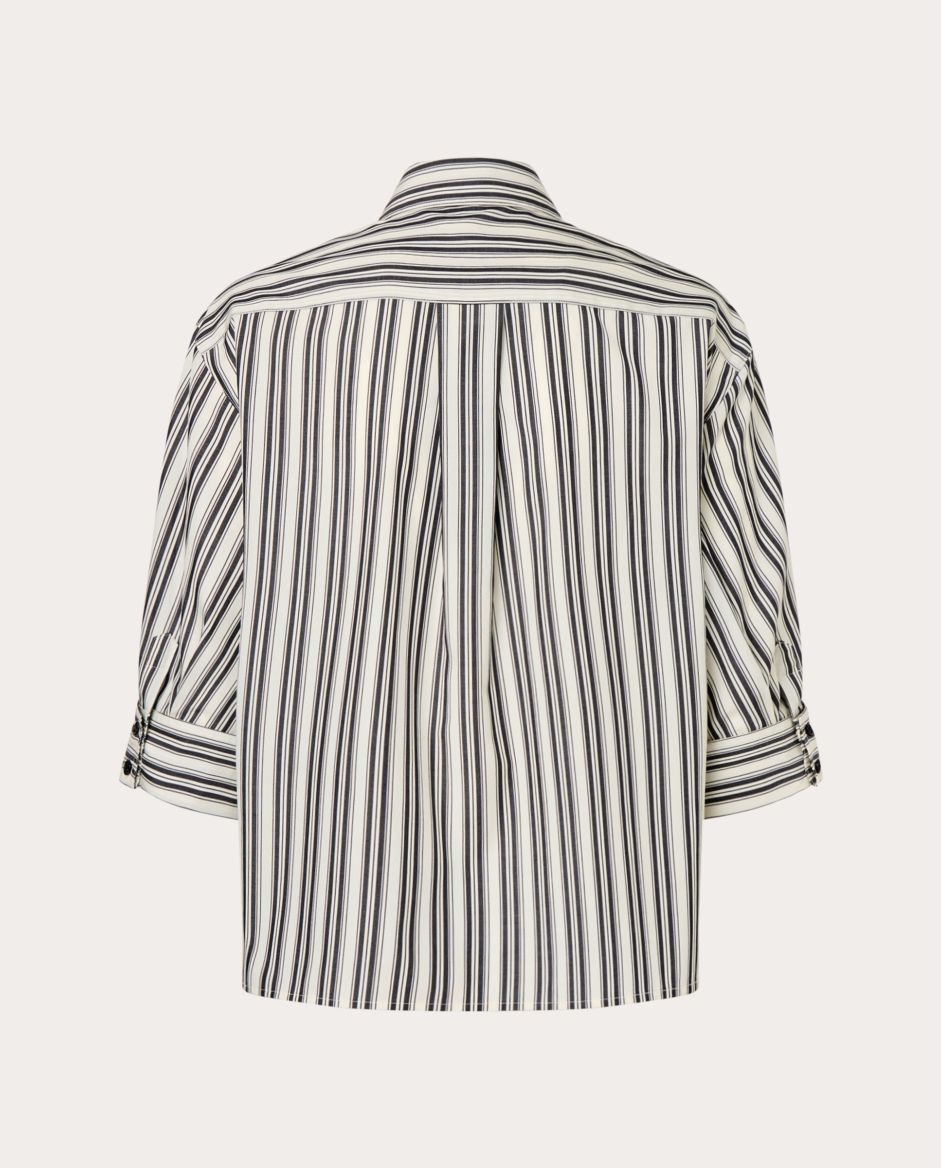 Camisa Lucia de popelín a rayas Charcstrp - Azul claro Azul claro-2