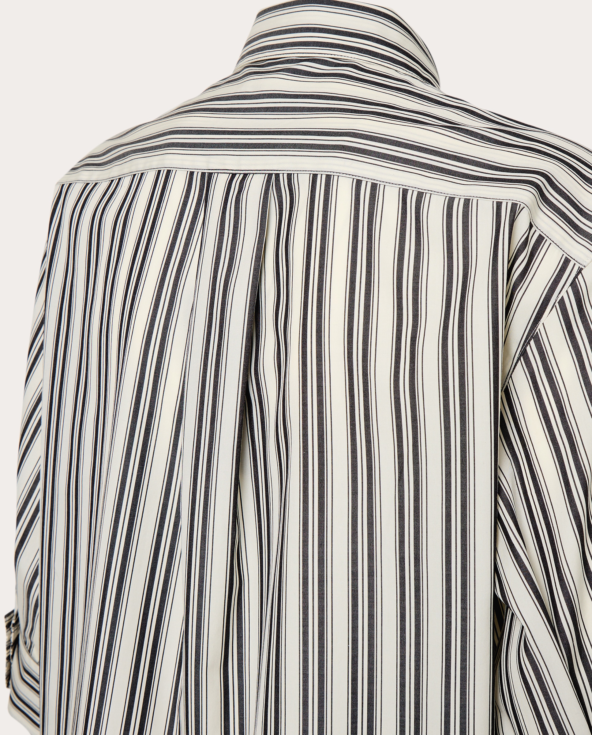 Camisa Lucia de popelín a rayas Charcstrp - Azul claro Azul claro-5