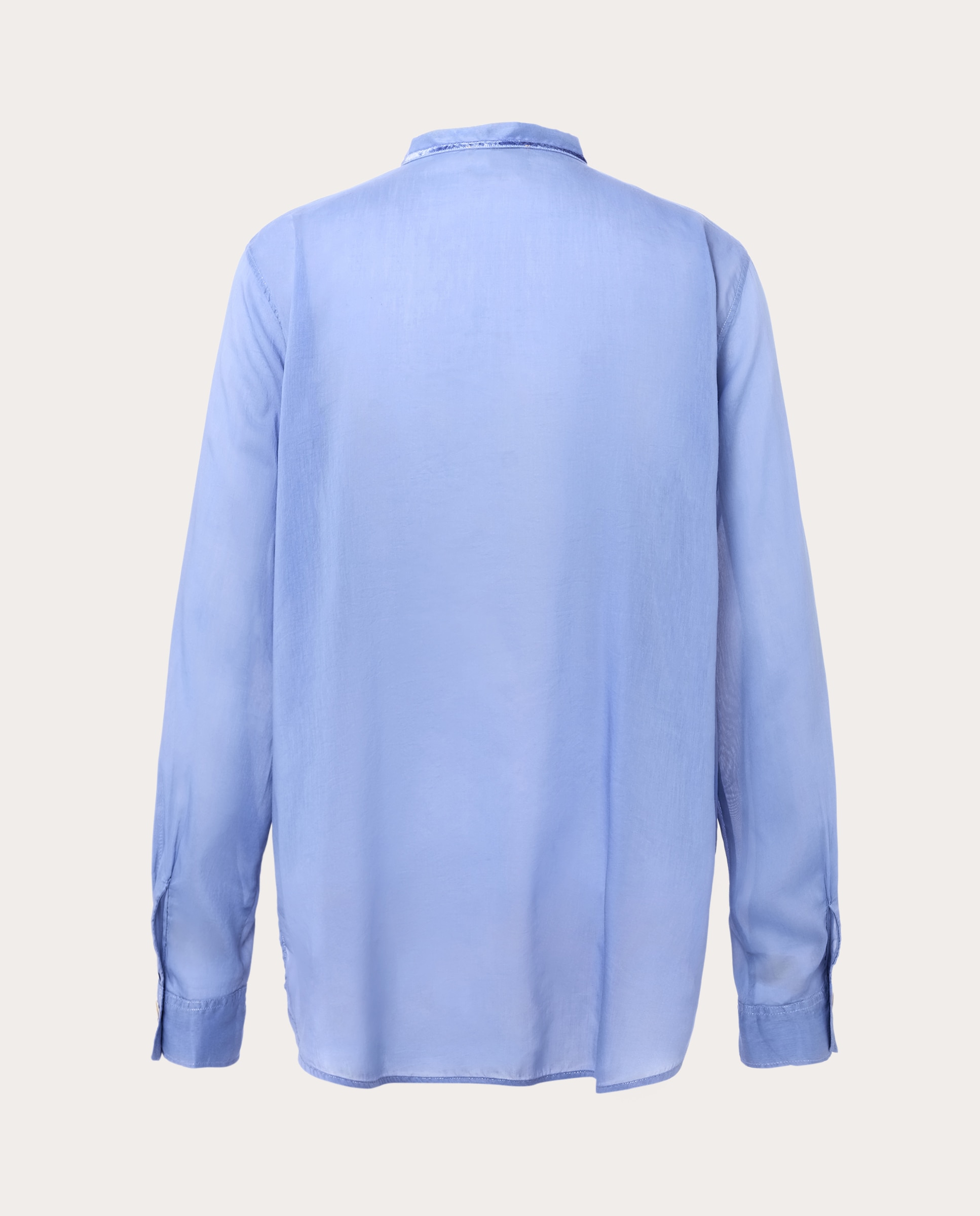 Camisa com Laço Azul-2