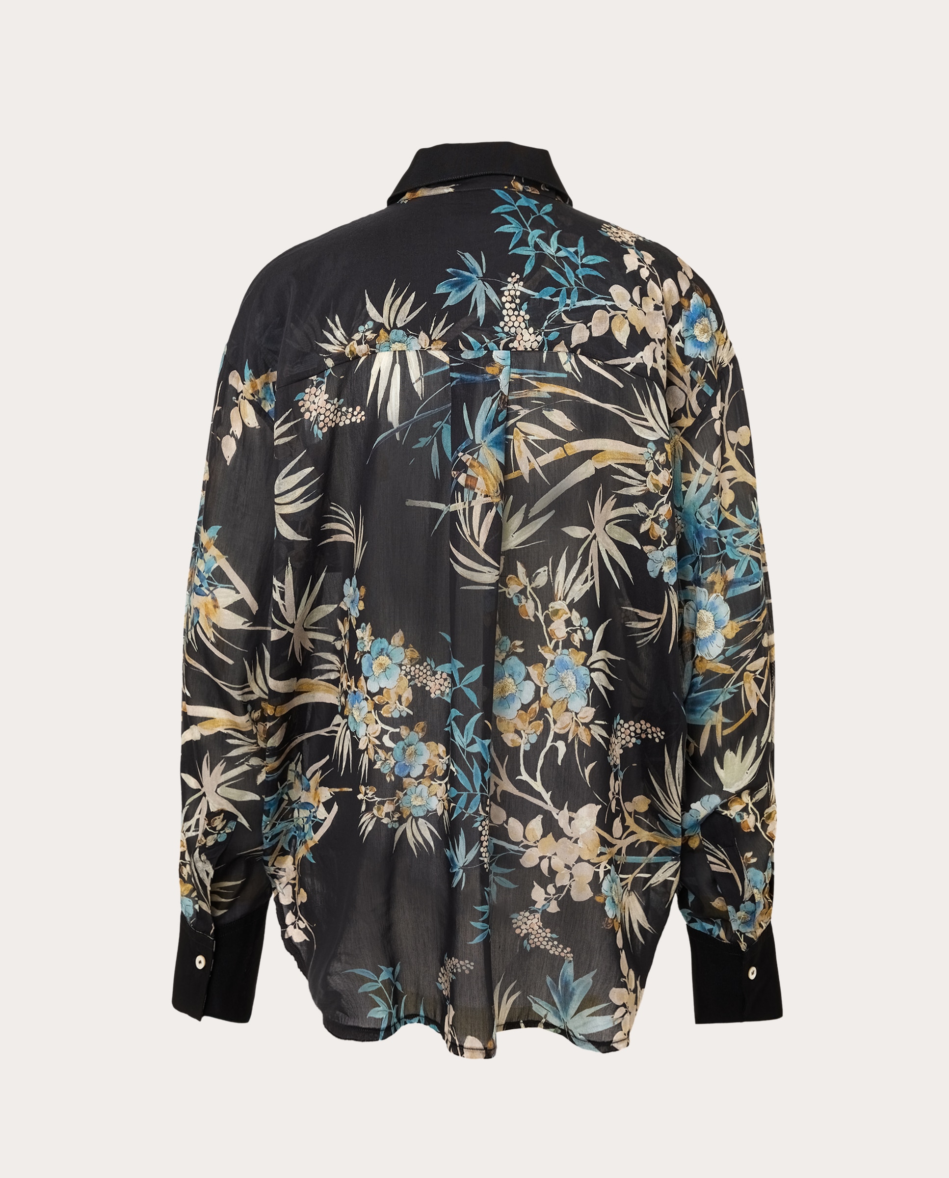 Camisa Vaporosa Estampada Multicolor-2