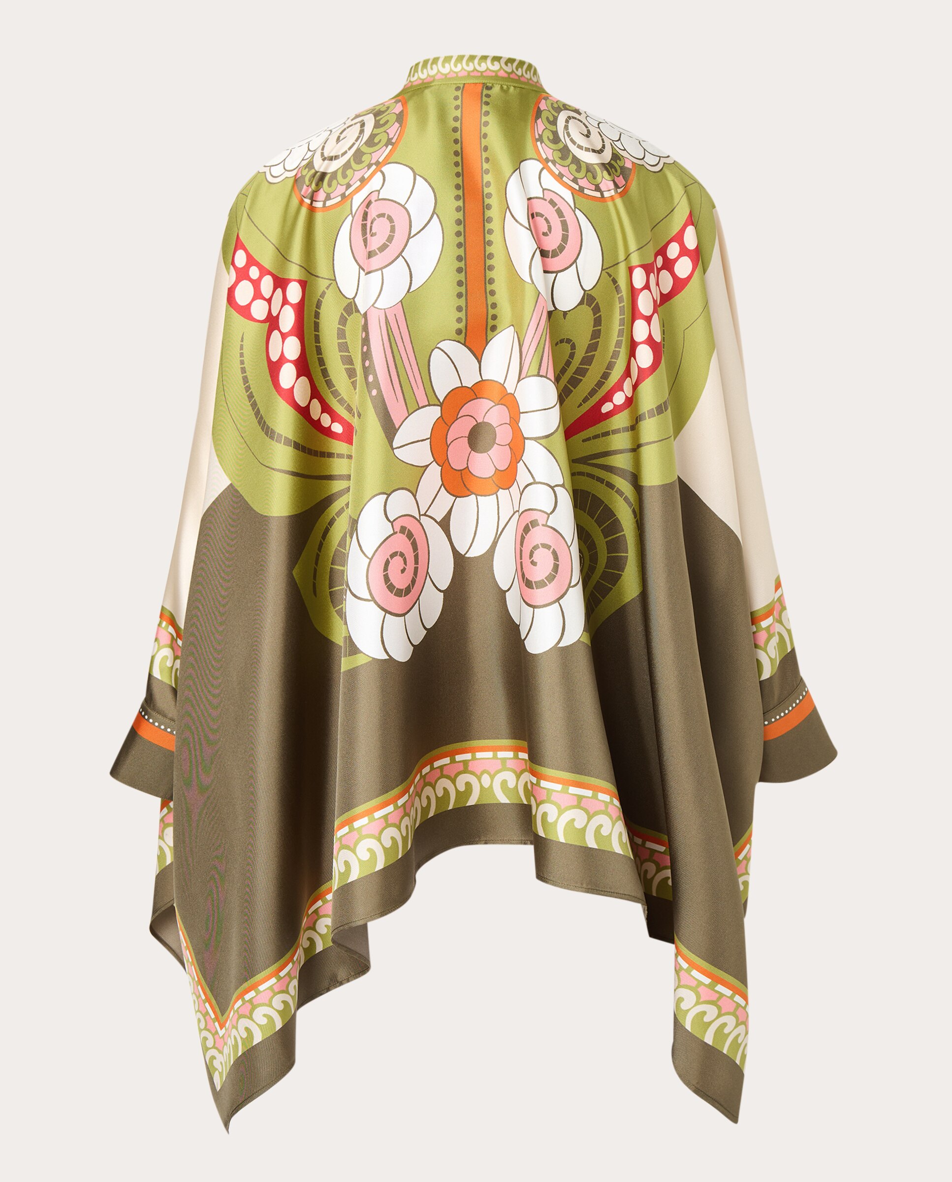 Imagen 2 de Camisa de seda estampada - Crudo Crudo