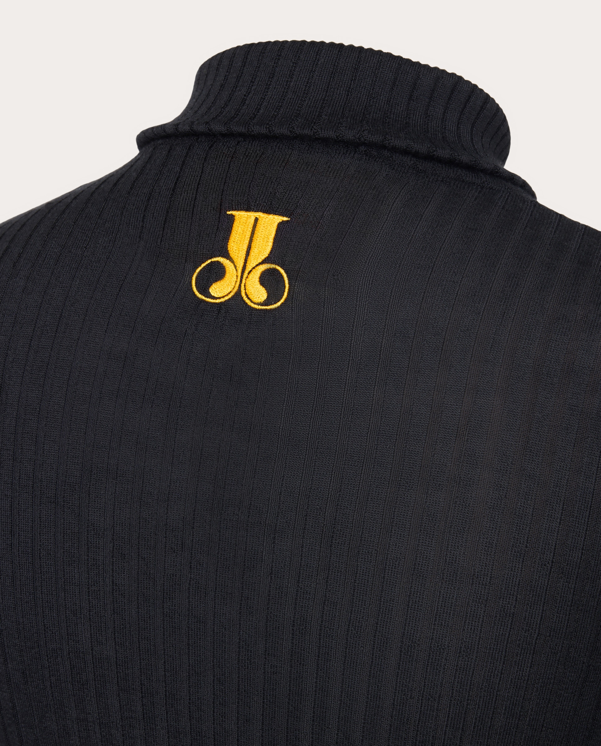 Imagen 4 de Jersey de cuello alto con plumas - Negro Negro