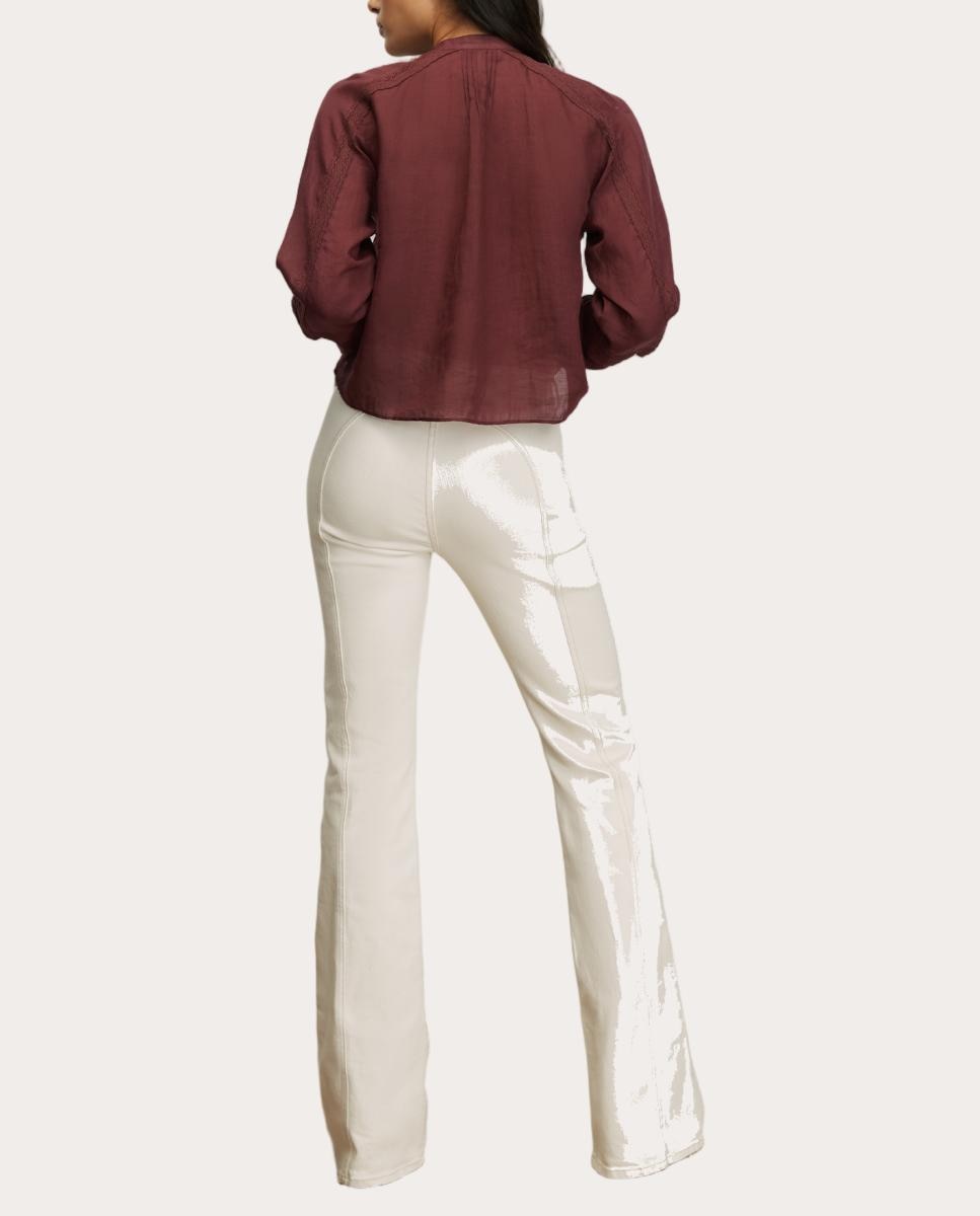 Blusa Sawyer de Ramio Bordeaux-3