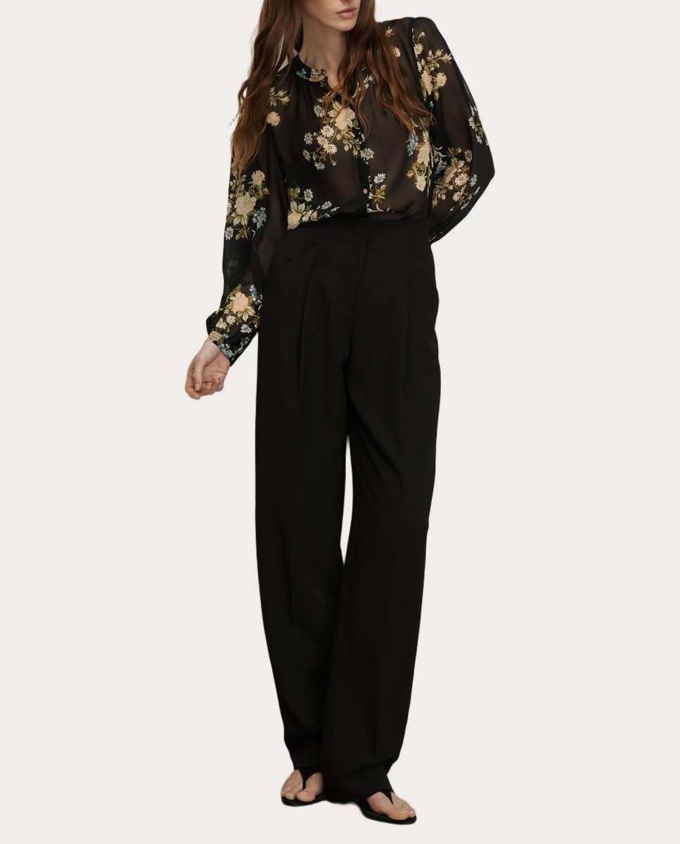Imagen 3 de Blusa Ashlynn de seda - Negro Negro